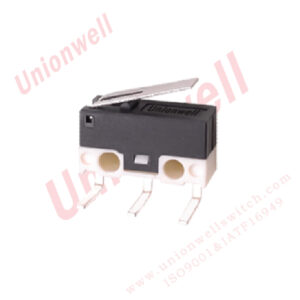 Subminiature Micro Switch Left Angled PCB Terminals