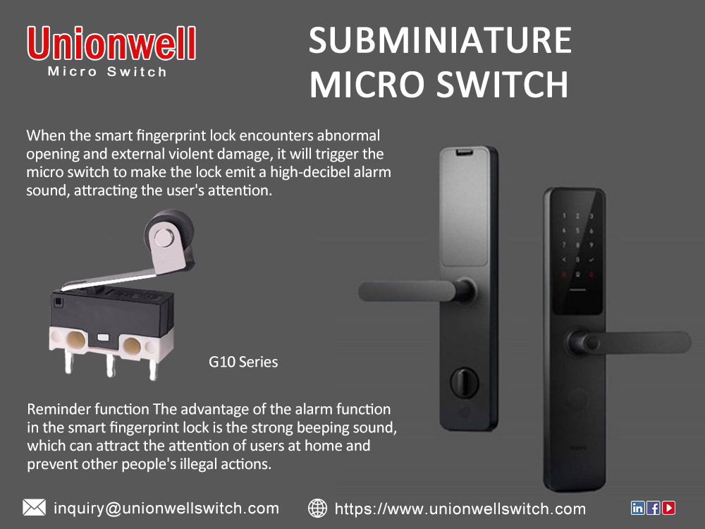 Subminiature Micro Switch In Smart Lock