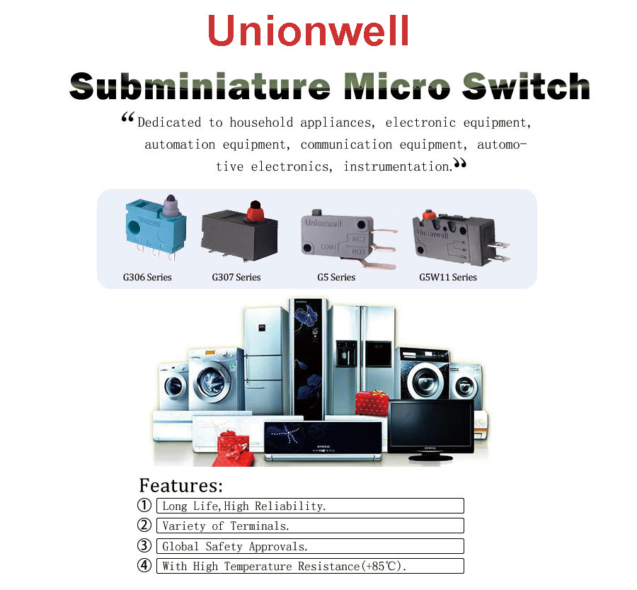 Micro Switches Meets Various Applications