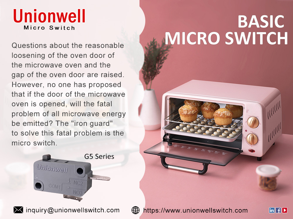 Three Important Micro Switches in Microwave Ovens
