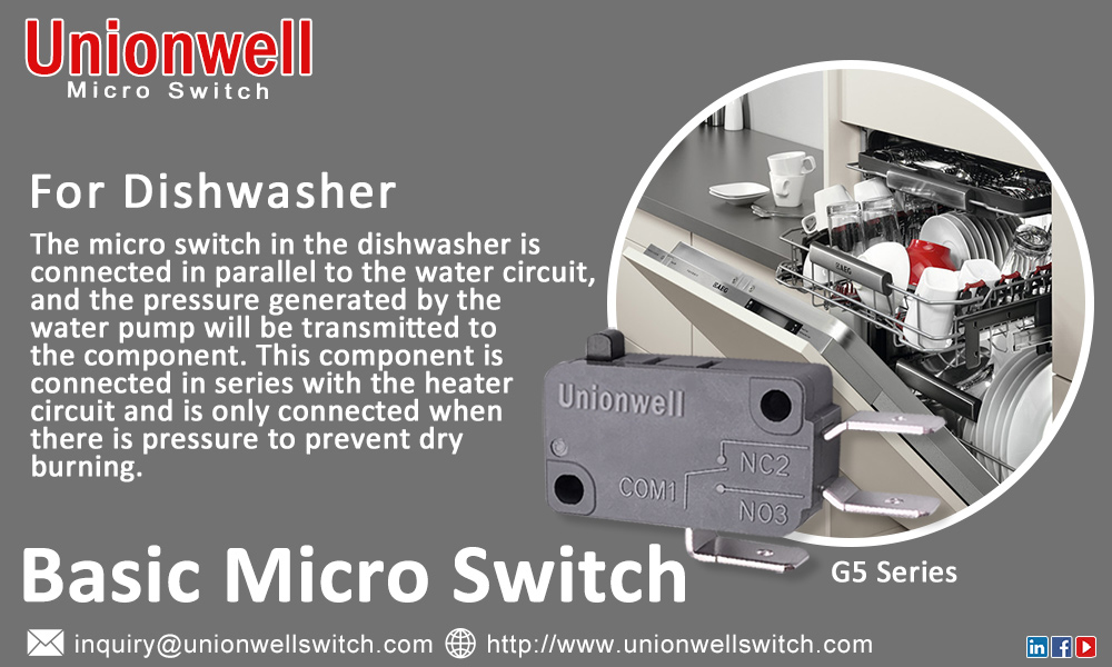 Micro Switch Snap Action Used In Dishwasher
