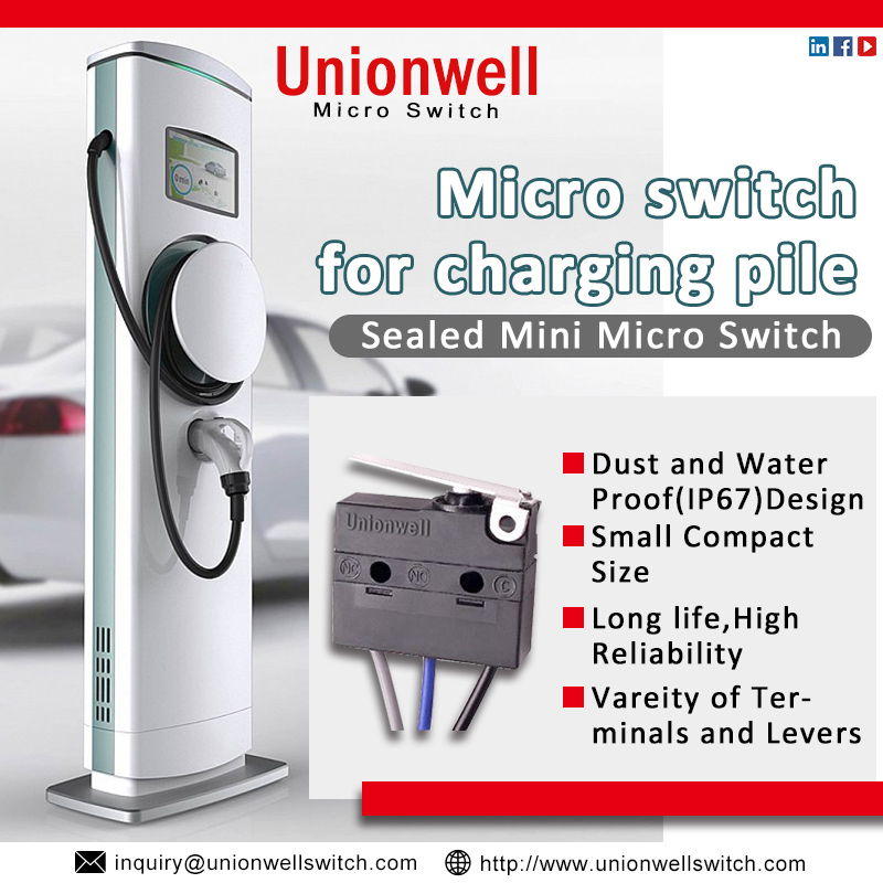 Waterproof Micro Switch In Charging Pile
