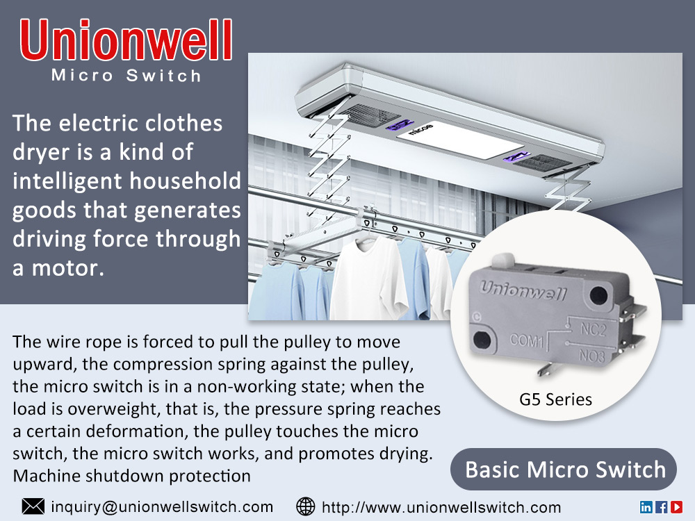 Basic Microswitch For Electric Drying Rack