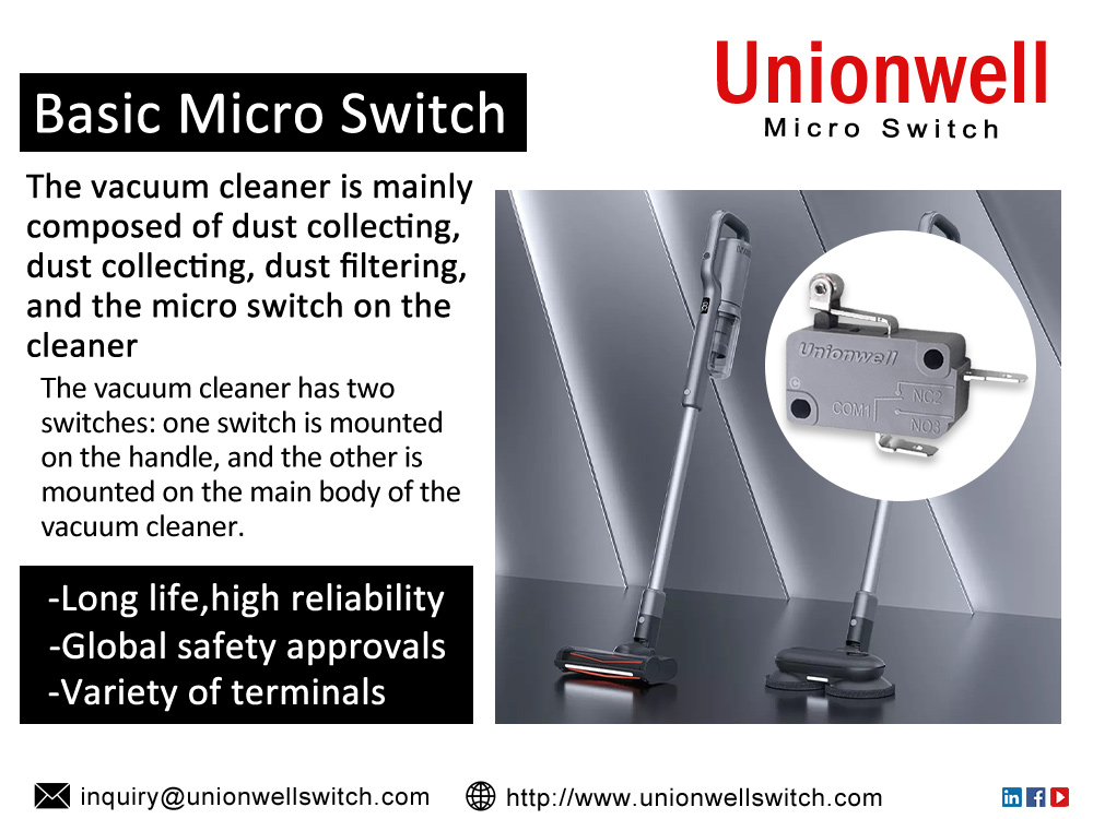 Basic Micro Switch For Vacuum Cleaner