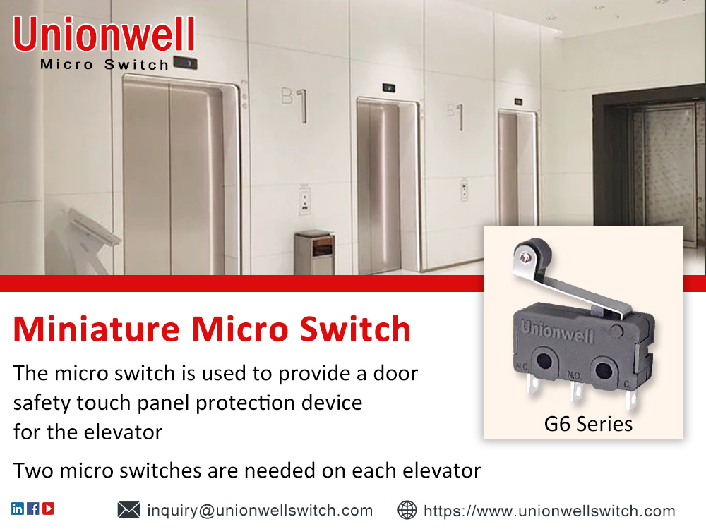 Miniature Micro Switch In Elevator
