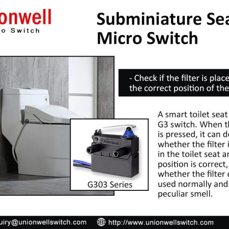 ubminiature micro switches in Smart Toilet