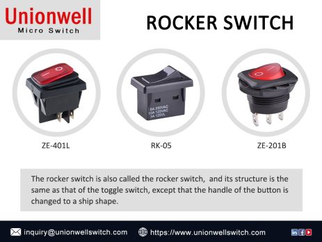 Rocker switch unionwell
