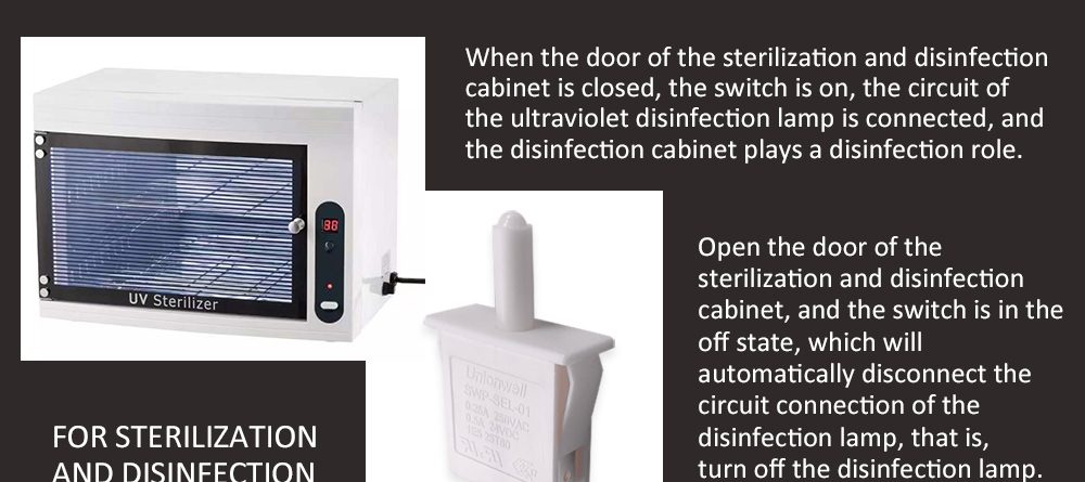 uv sterilizer cabinet microswitch application