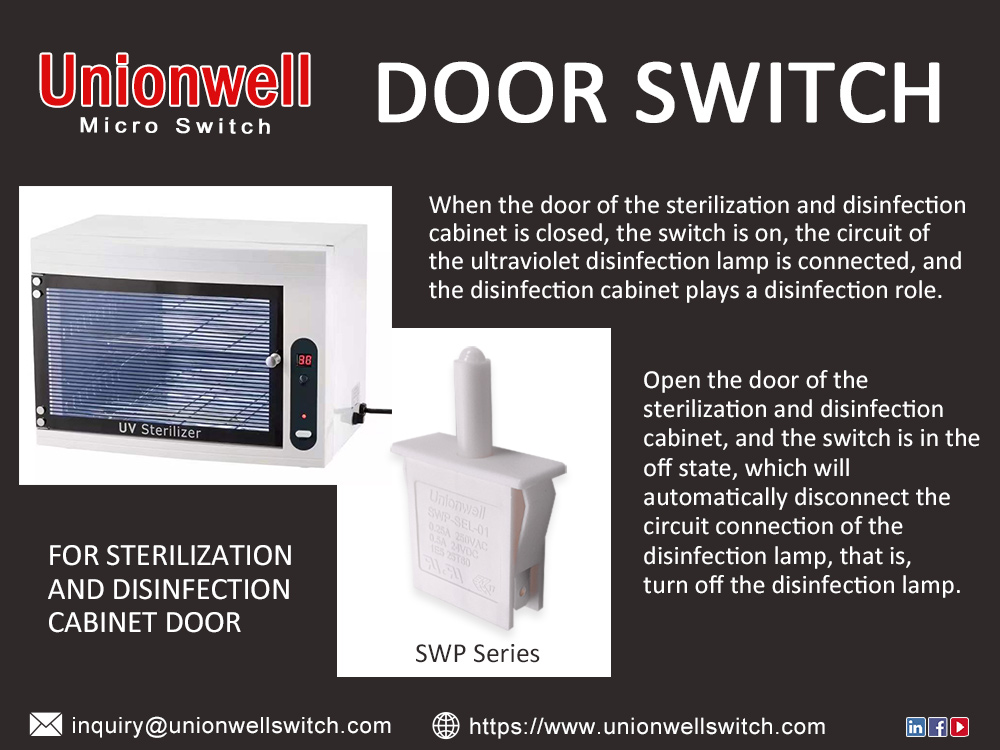 Door Micro Switches In UV Sterilization Cabinets