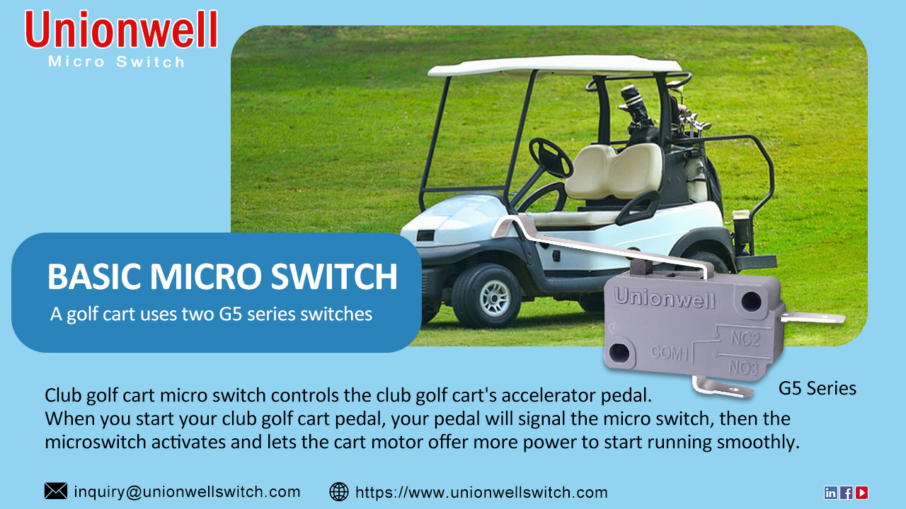 Golf Cart Power Control System Microswitch 