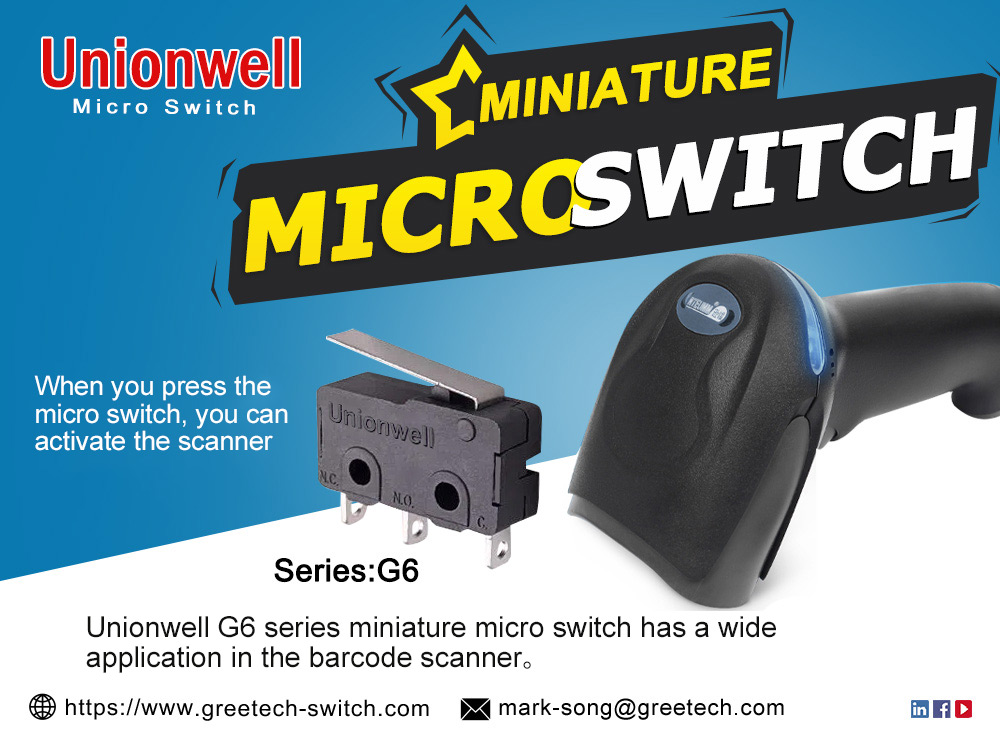 Miniature Micro Switch For Barcode Scanner