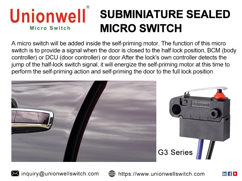 Subminiature Sealed Micro Switch from Unionwell