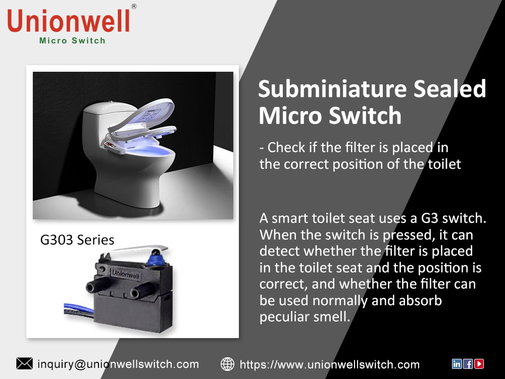Unionwell G3 Subminiature Sealed Micro Switch